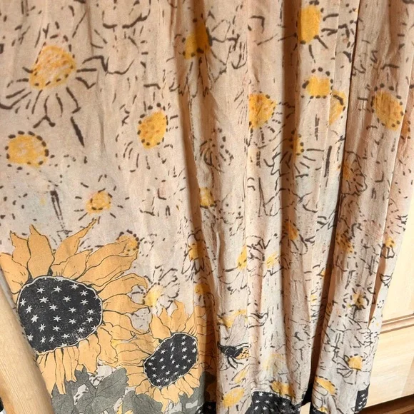 Market of Stars Sunflower Print Maxi Dress - Picture 3 of 5
